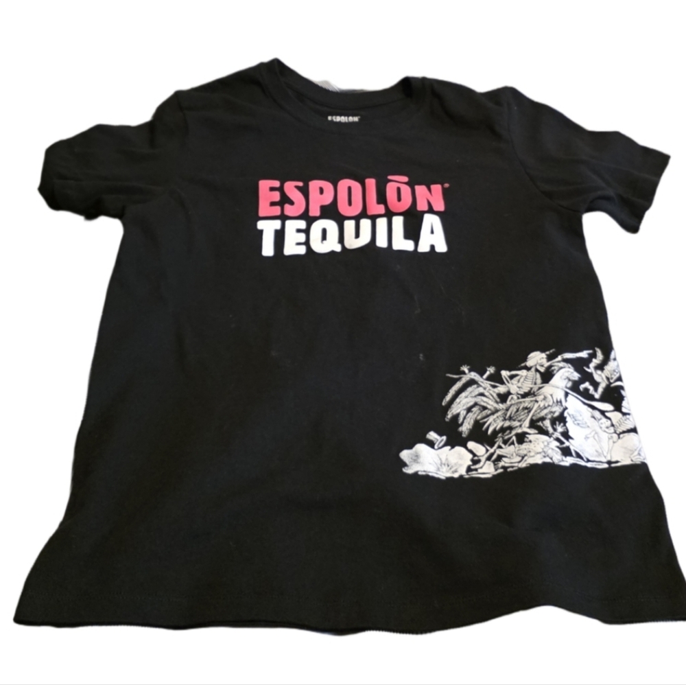 Espolon Tequila Black Graphic T Shirt Size S